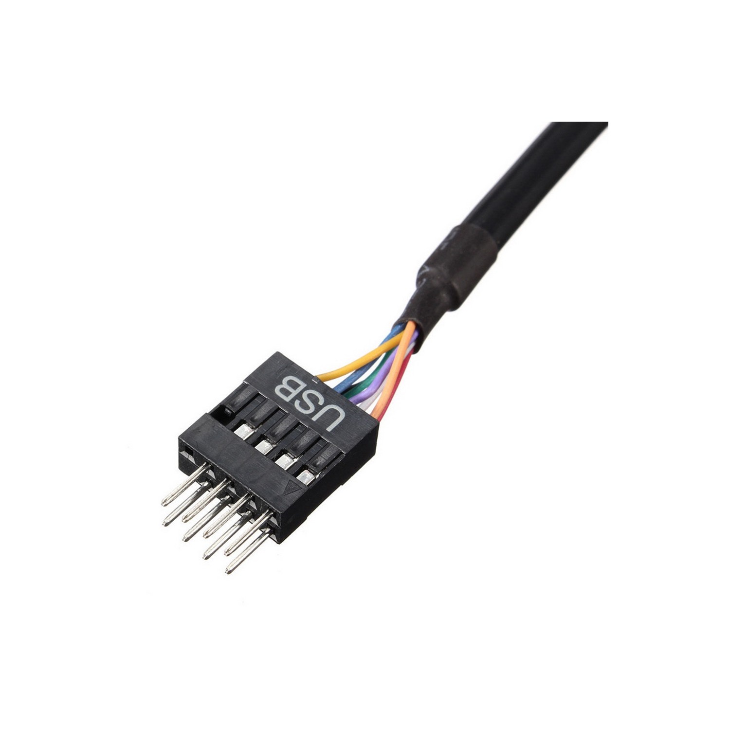 AXGEAR – Câble adaptateur convertisseur USB femelle 3.0 20 broches vers USB mâle 2.0 9 broches