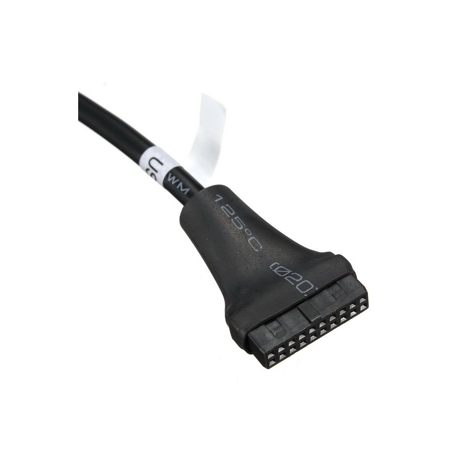 AXGEAR – Câble adaptateur convertisseur USB femelle 3.0 20 broches vers USB mâle 2.0 9 broches