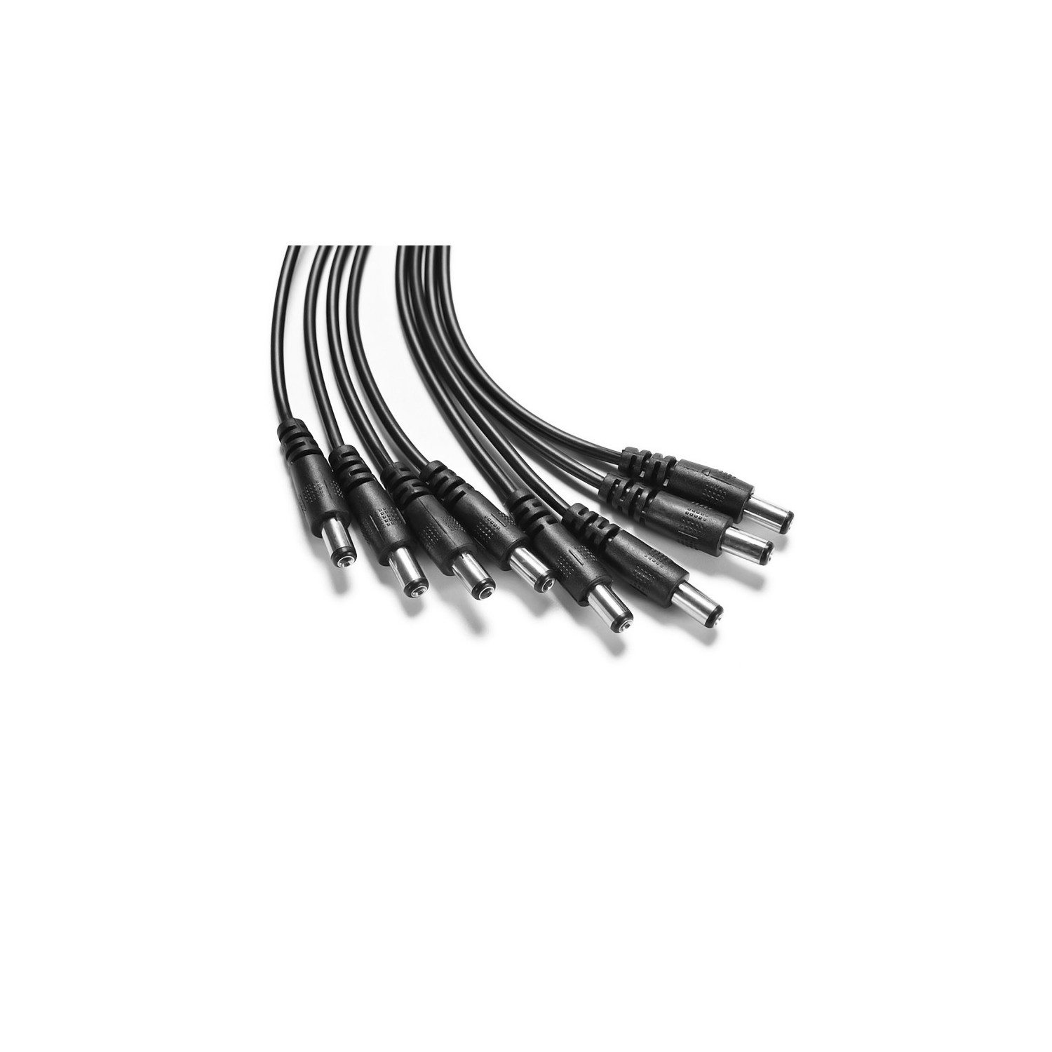 Câble répartiteur d’alimentation c.c. 1 à 8 Adaptateur femelle à mâle d’axGear pour caméra de sécurité DVR 5,5 x 2.1 mm