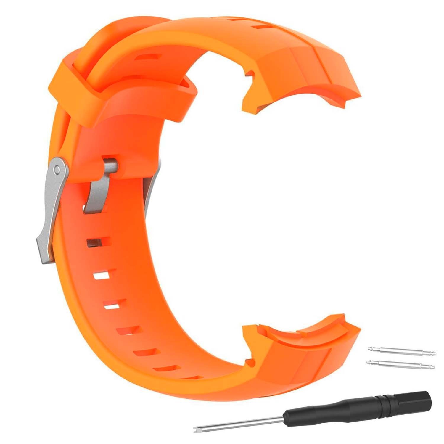 StrapsCo Replacement Band Strap for Suunto Spartan Sport in Orange