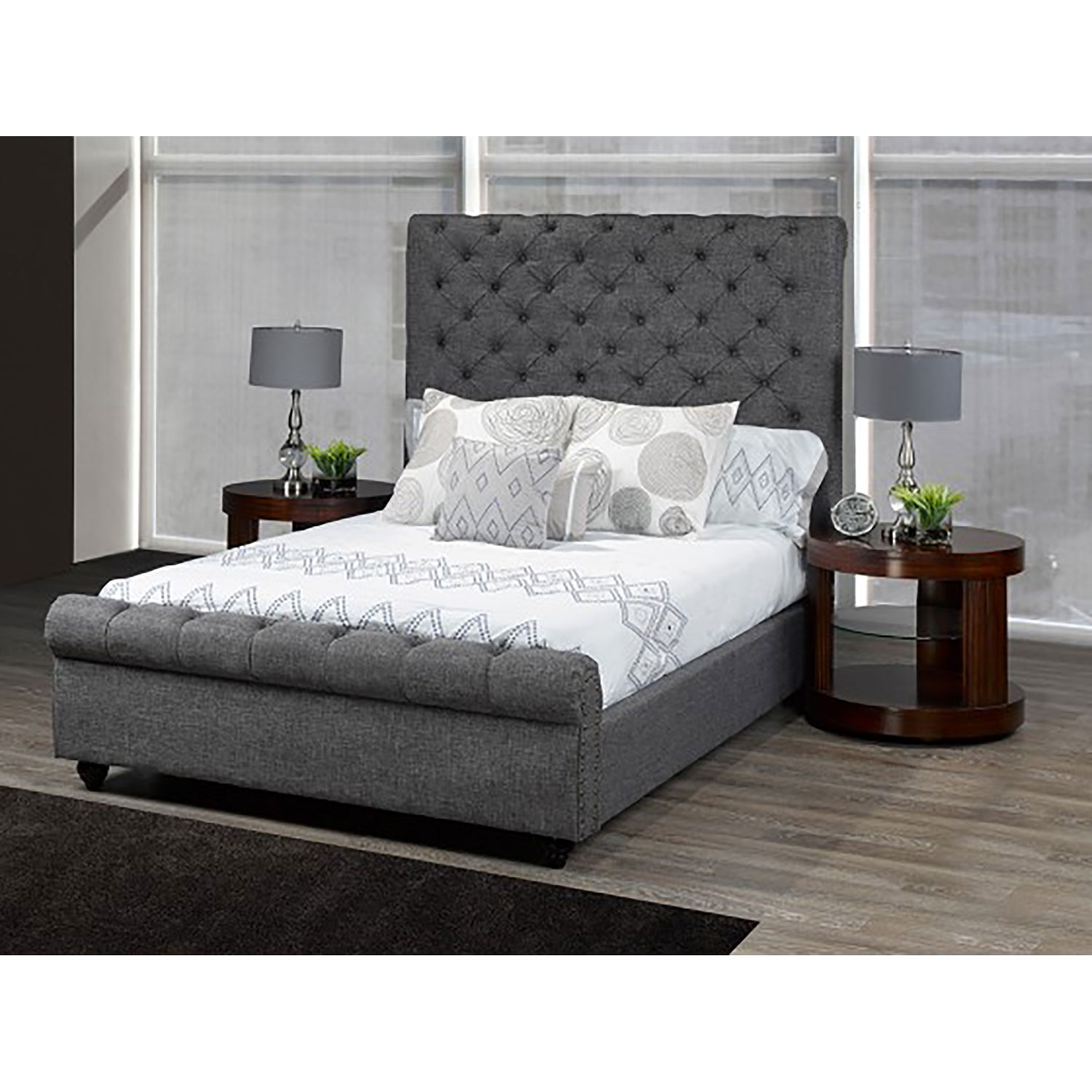 Houston Contemporary Bed Queen Grey Beds Frames Best Houston Contemporary Bed Queen Grey Only