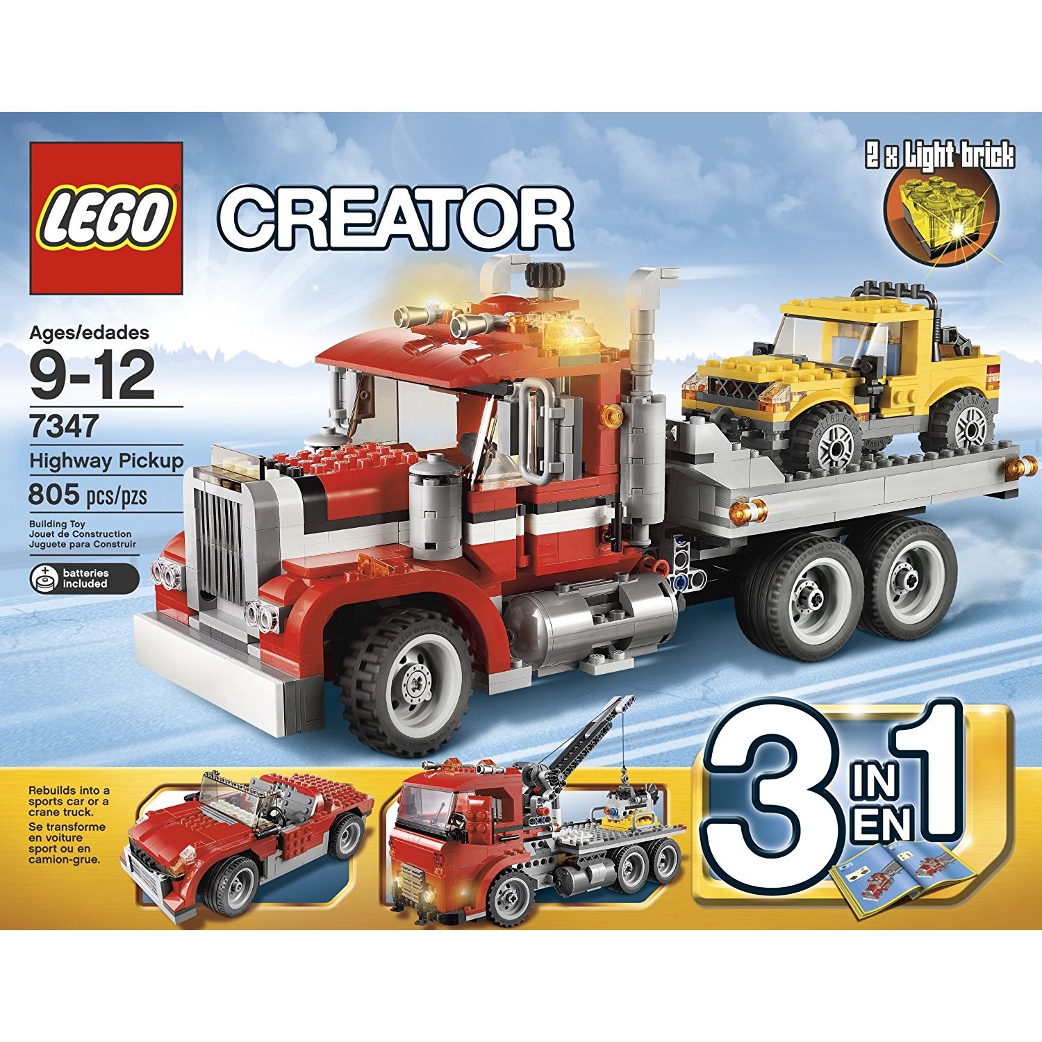 LEGO 7347 Creator 3-in-1 Highway Pickup