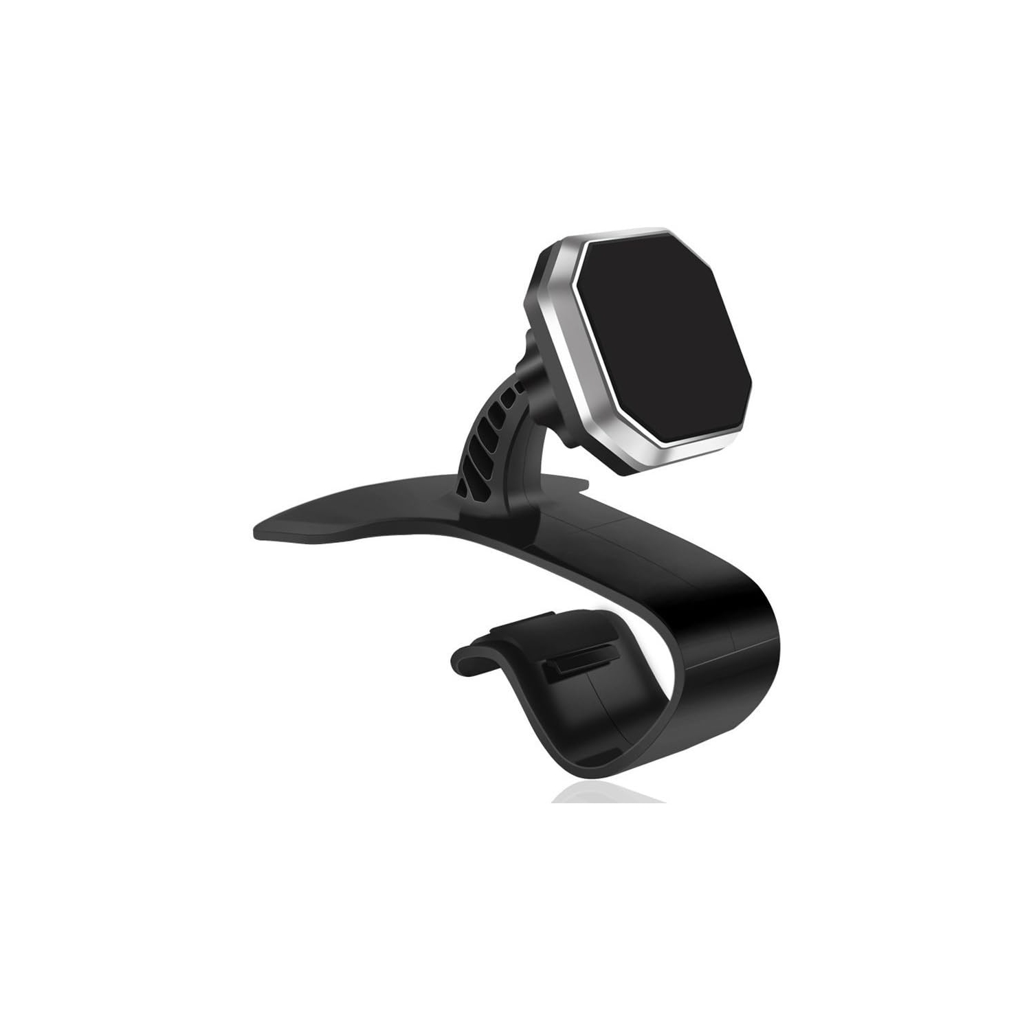 Navor Universal Car Phone Mount Holder for Vent Windshield Dashboard for Smartphones Including iPhone 7,7P, 6, 6S, Galaxy S7, S7 Edge-Sliver