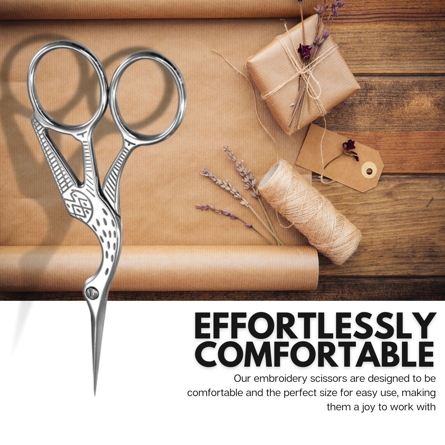 Arolly – 5.51 Ciseaux à broder de style rétro avec lames aiguisées, petites ciseaux de couture tout usage pour le travail d’art et d’aiguilles,