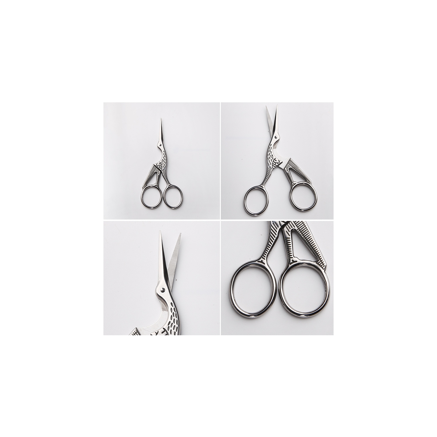 Arolly – 5.51 Ciseaux à broder de style rétro avec lames aiguisées, petites ciseaux de couture tout usage pour le travail d’art et d’aiguilles,