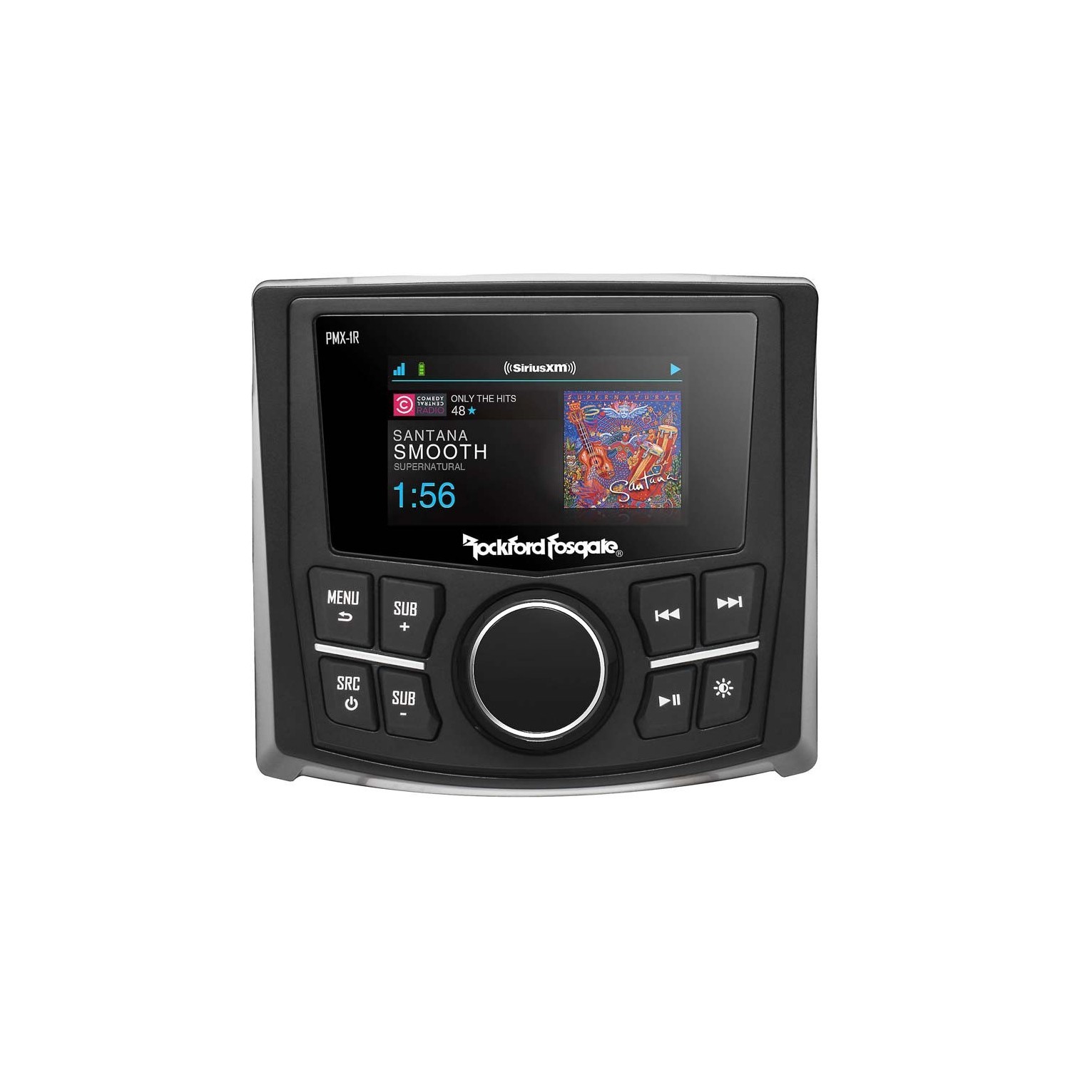 Rockford – Présentoir à télécommande filaire à fonctions complètes Fosgate PMX-1R pour bateaux Punch, 2.7 po