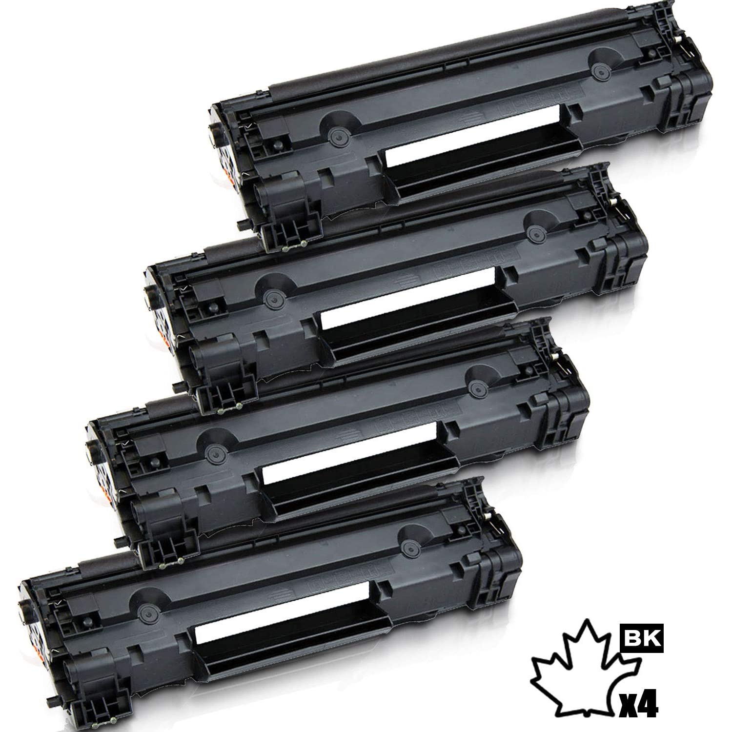 4 Inkfirst Compatible Toner Cartridges Replacement for HP CF283A 83A LaserJet Pro M125rnw M125nw M201dw M201n M225dw M127fn