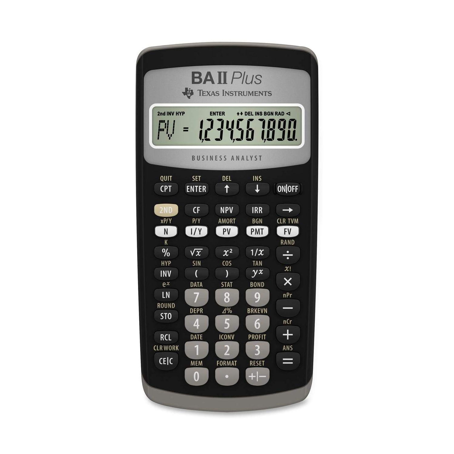 Texas Instruments BA II Plus Financial Calculator