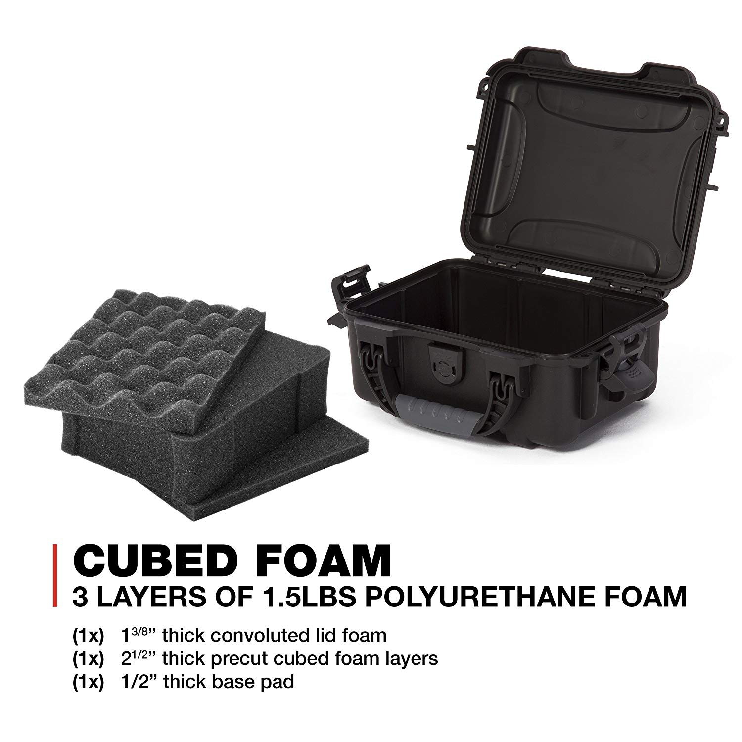 Nanuk 904 Waterproof Hard Case with Foam Insert - Black