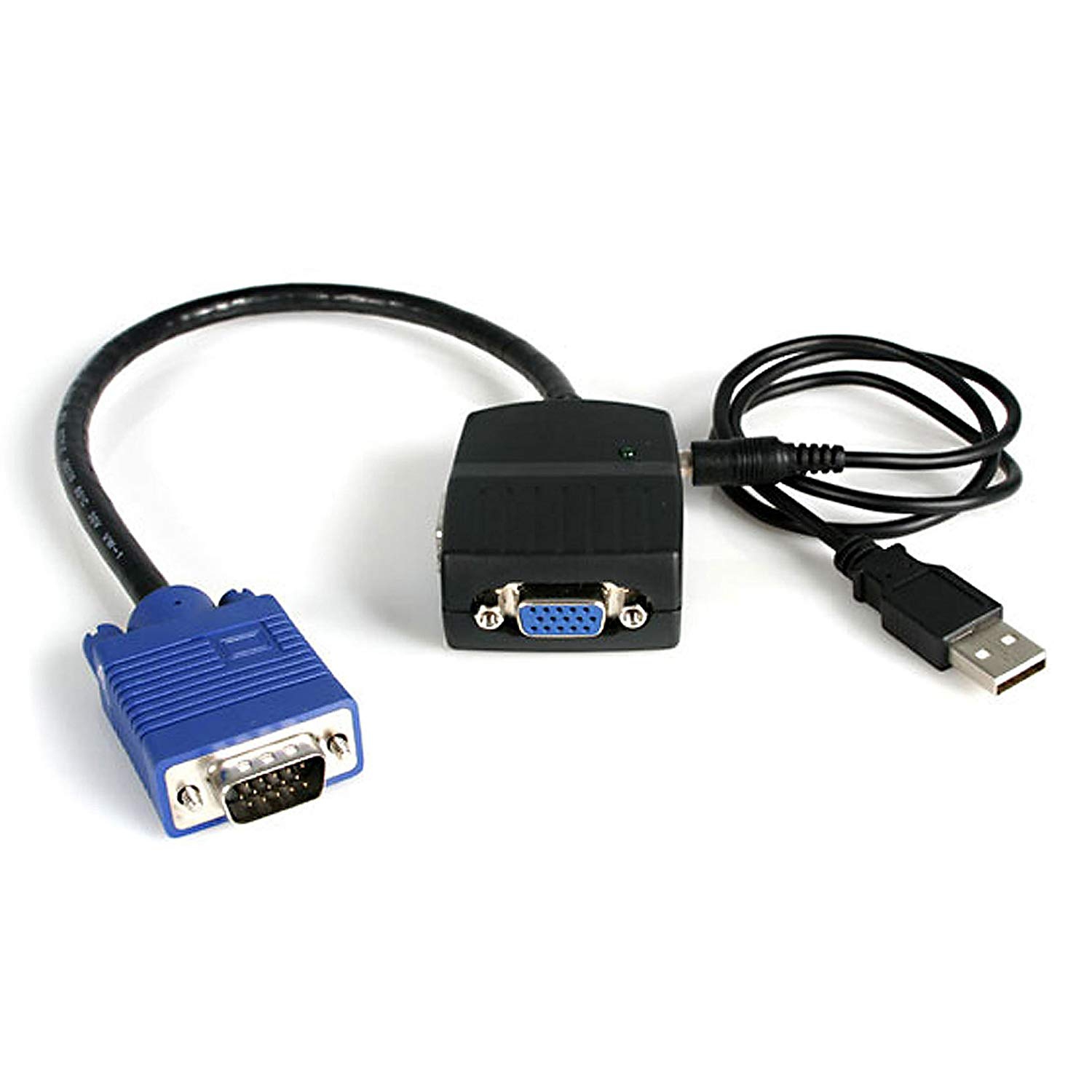 Startech ST122LE 2 Port Vga Video Splitter-Usb Powered-2048X1536-Vga Video Monitor Splitter Dual Port