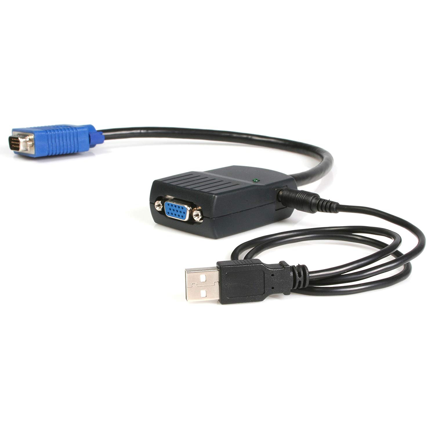 Startech ST122LE 2 Port Vga Video Splitter-Usb Powered-2048X1536-Vga Video Monitor Splitter Dual Port