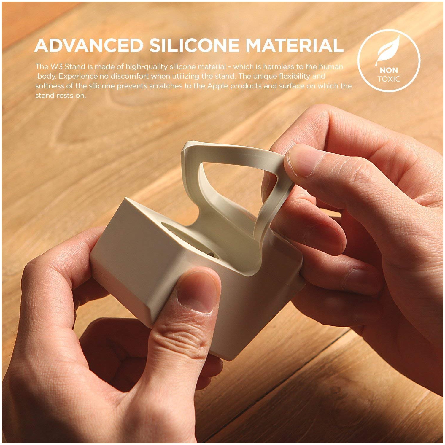 elago W3 Stand for Apple Watch Series 4 Series 3 Series 2 Series 1 42mm 40mm 38mm [Nightstand Mode][Origina