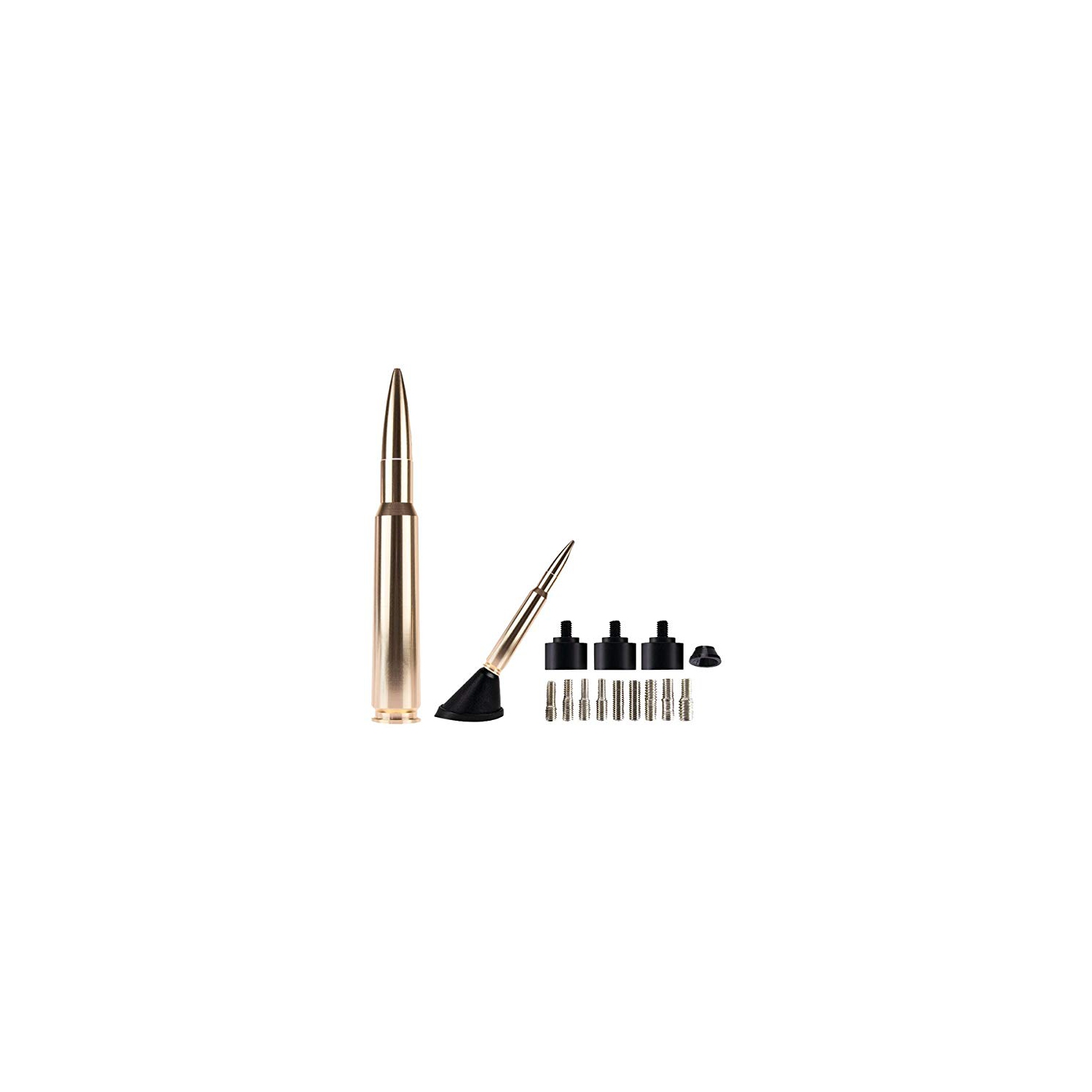 AMMO TENNA 50GD 5.5" Billet Aluminum .50 Cal Replica Antenna Mast (Gold Bright Copper)