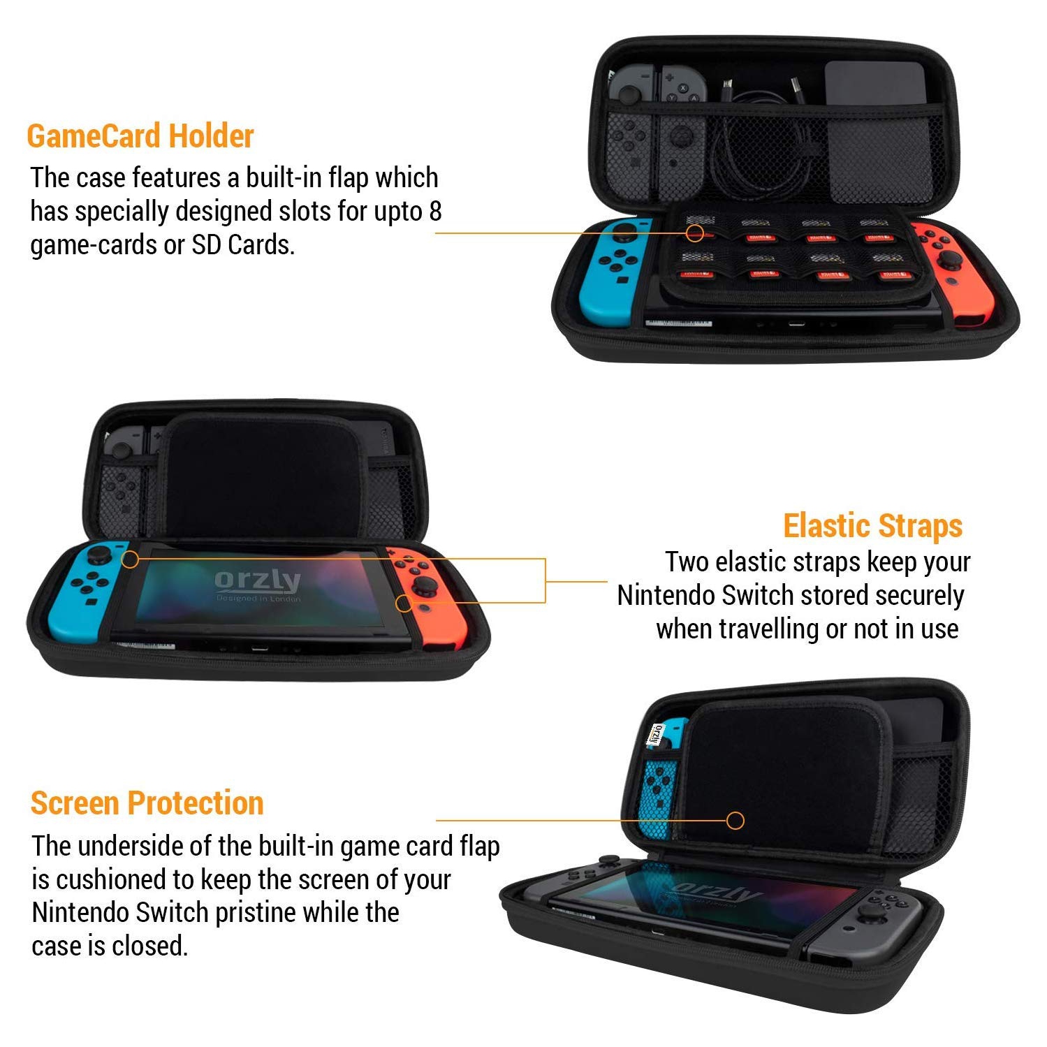 nintendo switch case orzly