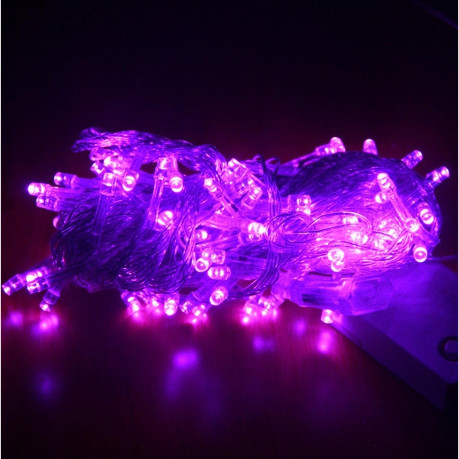 LIXSUNTEK Multi Color LED Fairy String Lights Lamp 33ft 100 LEDs Control up to 8 modes