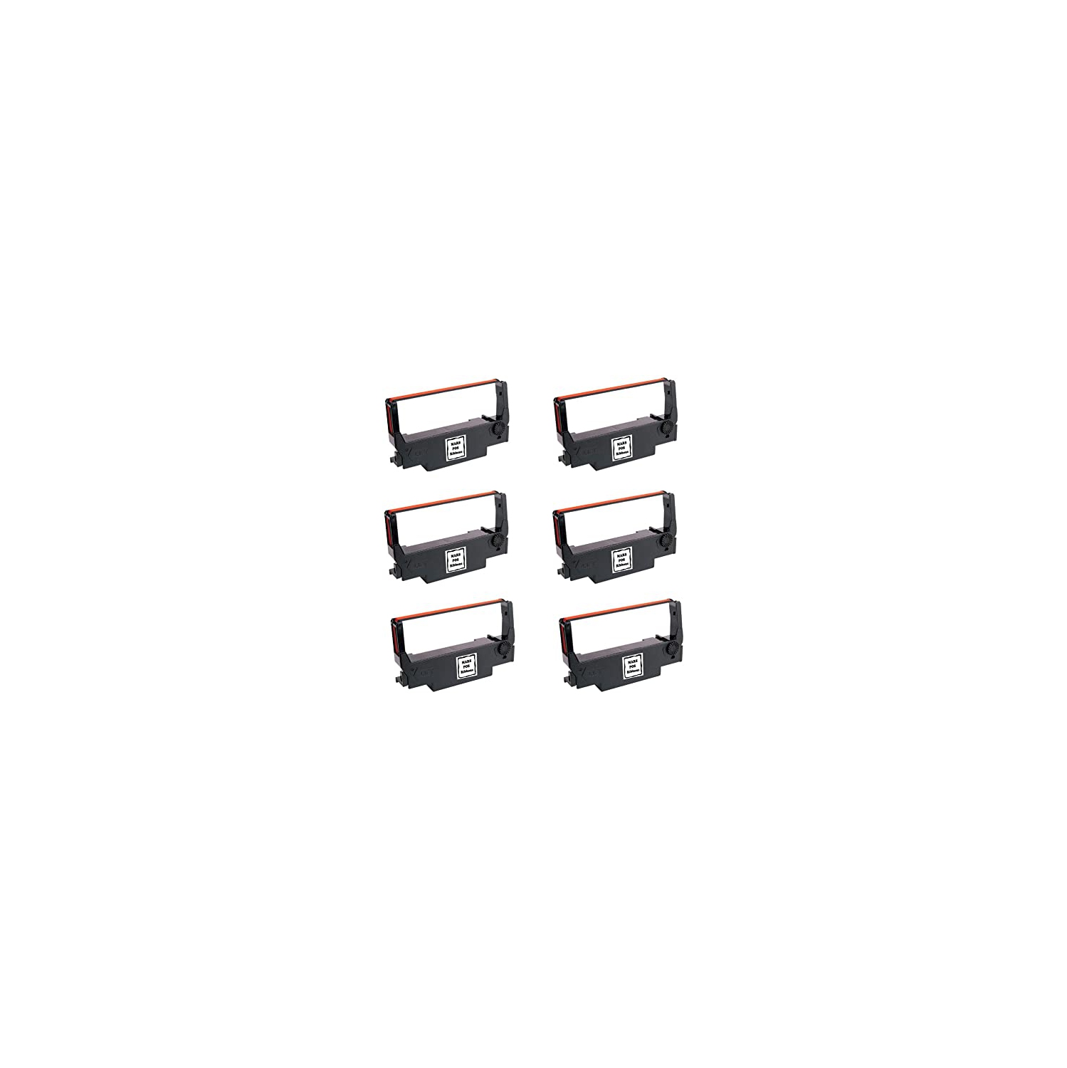 Generic Epson ERC-30/34/38 Black/Red POS Ribbon (6 PACK)