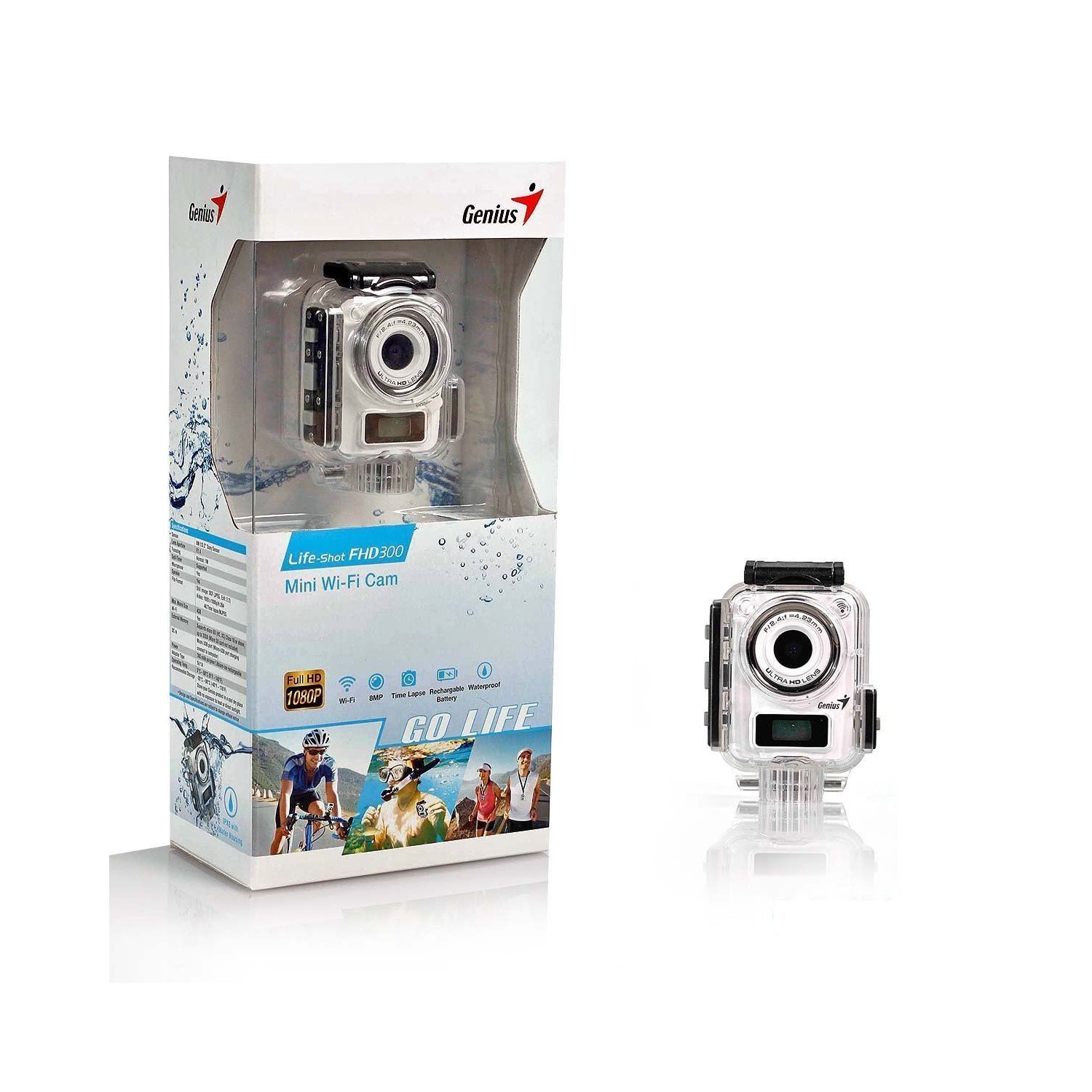 Genius FHD300 HD Camcorder - Silver