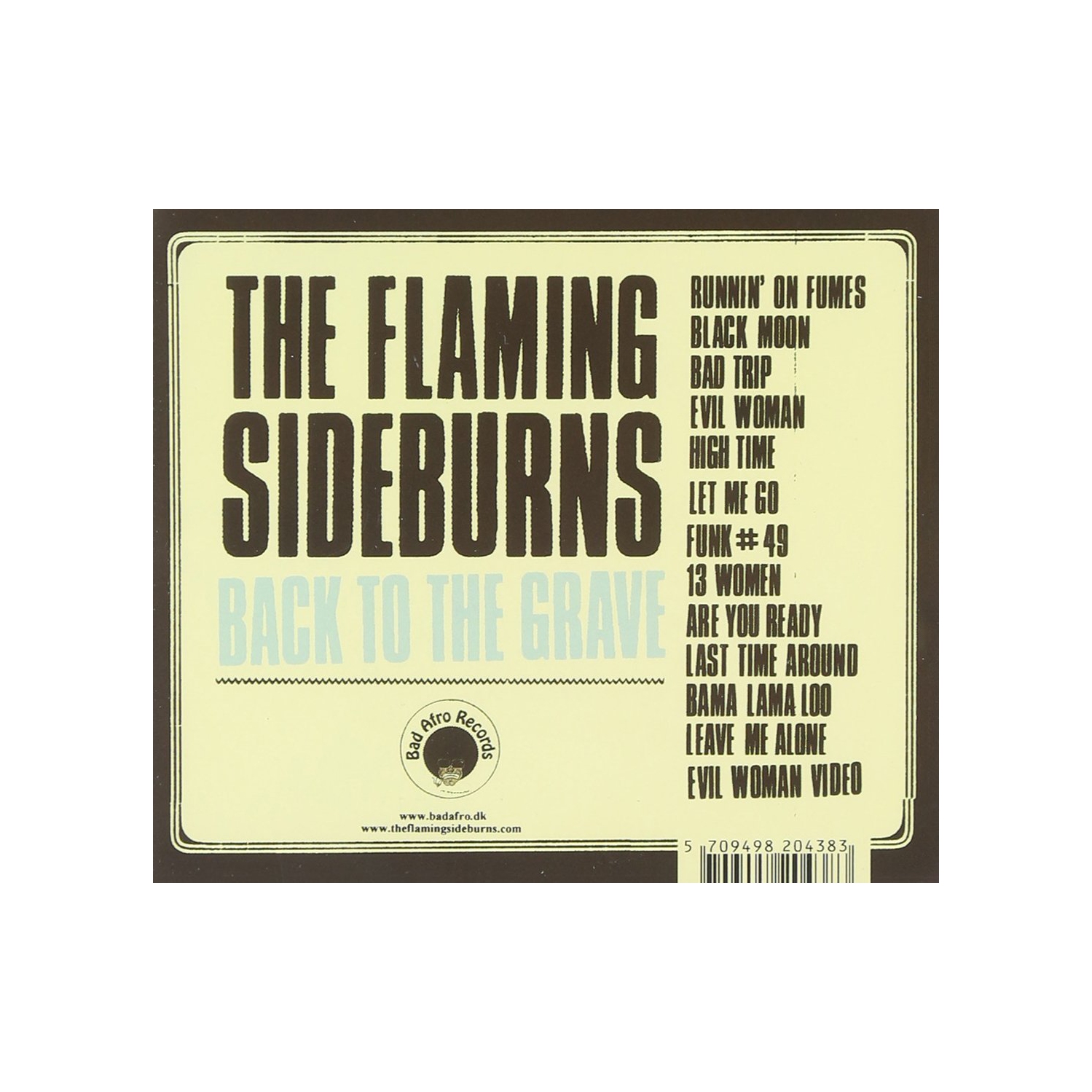 Retour au grave [CD audio] les favoris enflammés