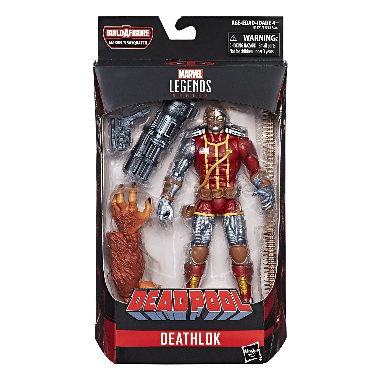 Marvel Legends Deadpool 6 Inch Action Figure BAF Sasquatch - Deathlok