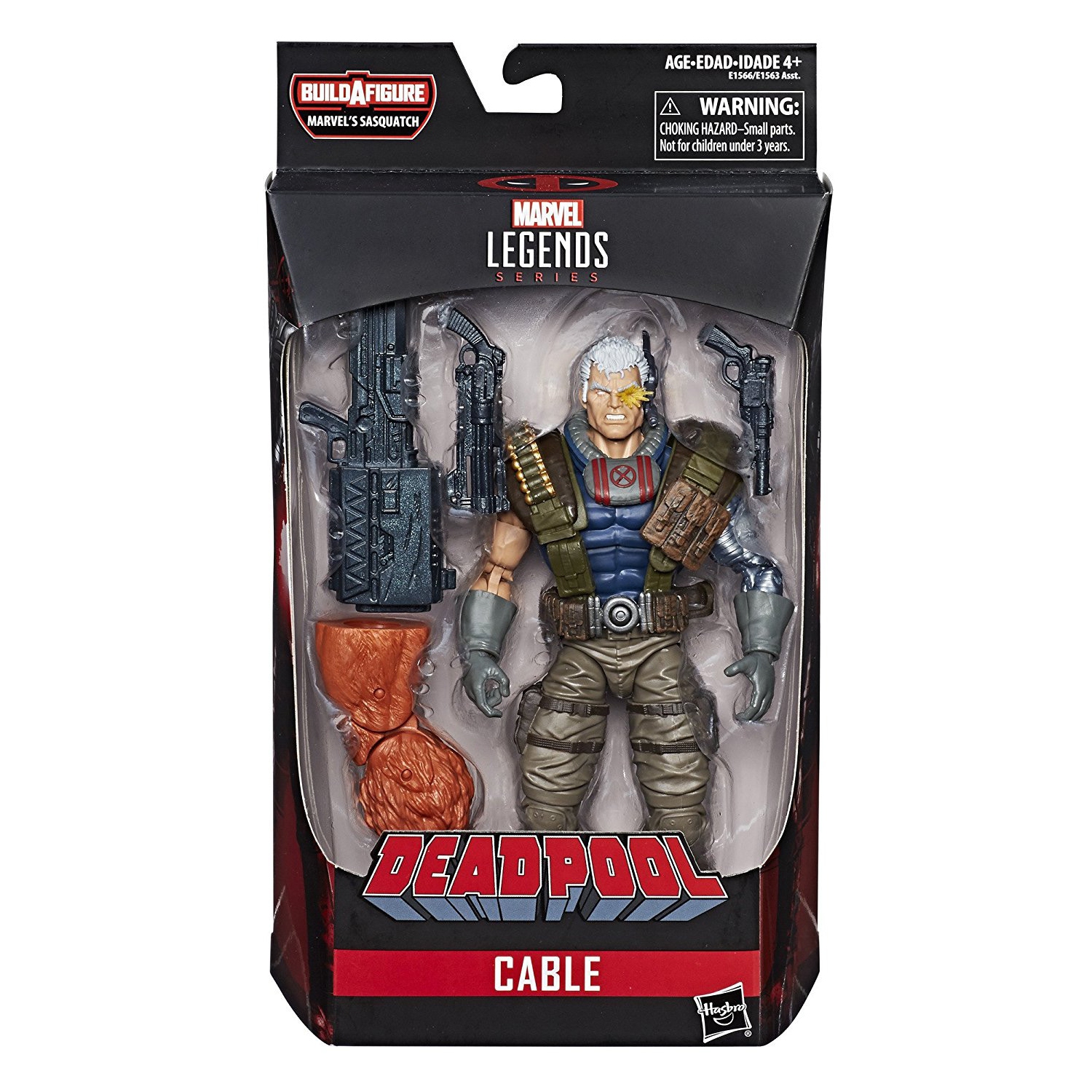 Marvel Legends Deadpool 6 Inch Action Figure BAF Sasquatch - Cable