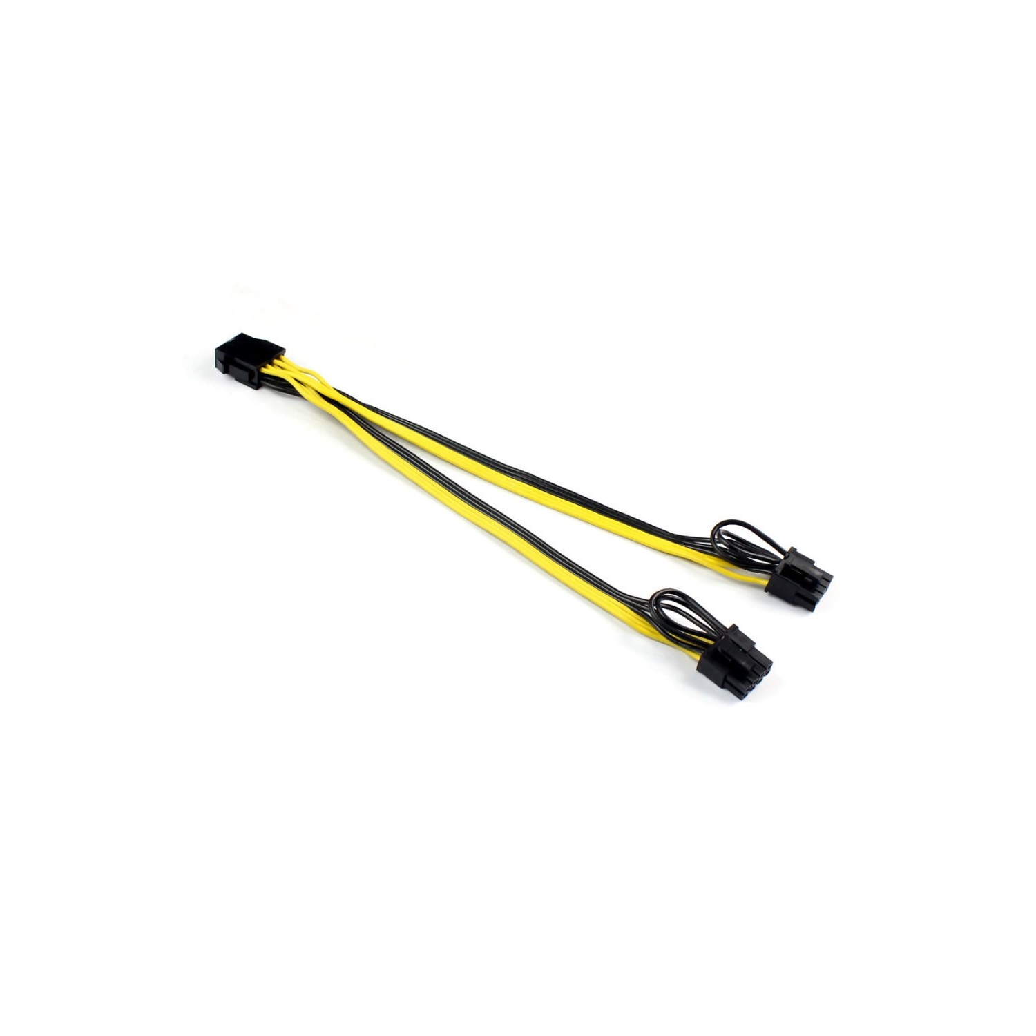 axGear PCI-E 8-Pin To 2x 8 Pin / 6 Pin Dual Power Splitter Cable Extension  Wire