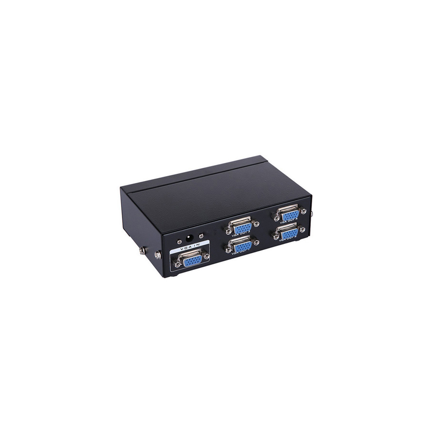 axGear VGA Splitter 4 Port VGA Video 1 to 4 Monitor Mirror Screen Box