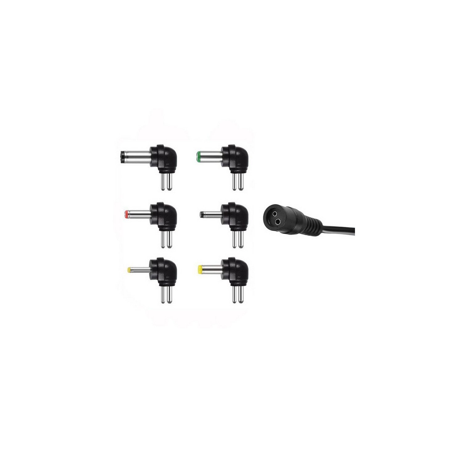 axGear 3V to 12V Adjustable 30W Universal Power Supply Adapter Multiple DC Tips Jack