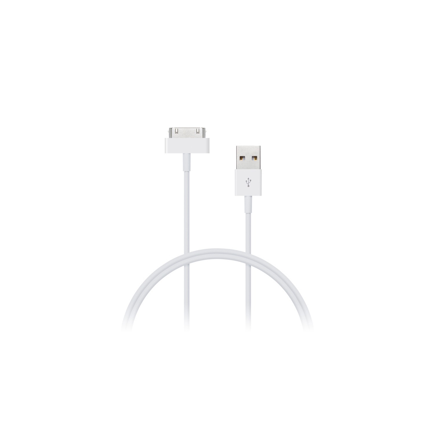 axGear High Quality 10ft 30-pin USB Sync Power Charger White Cable Connector iPhone