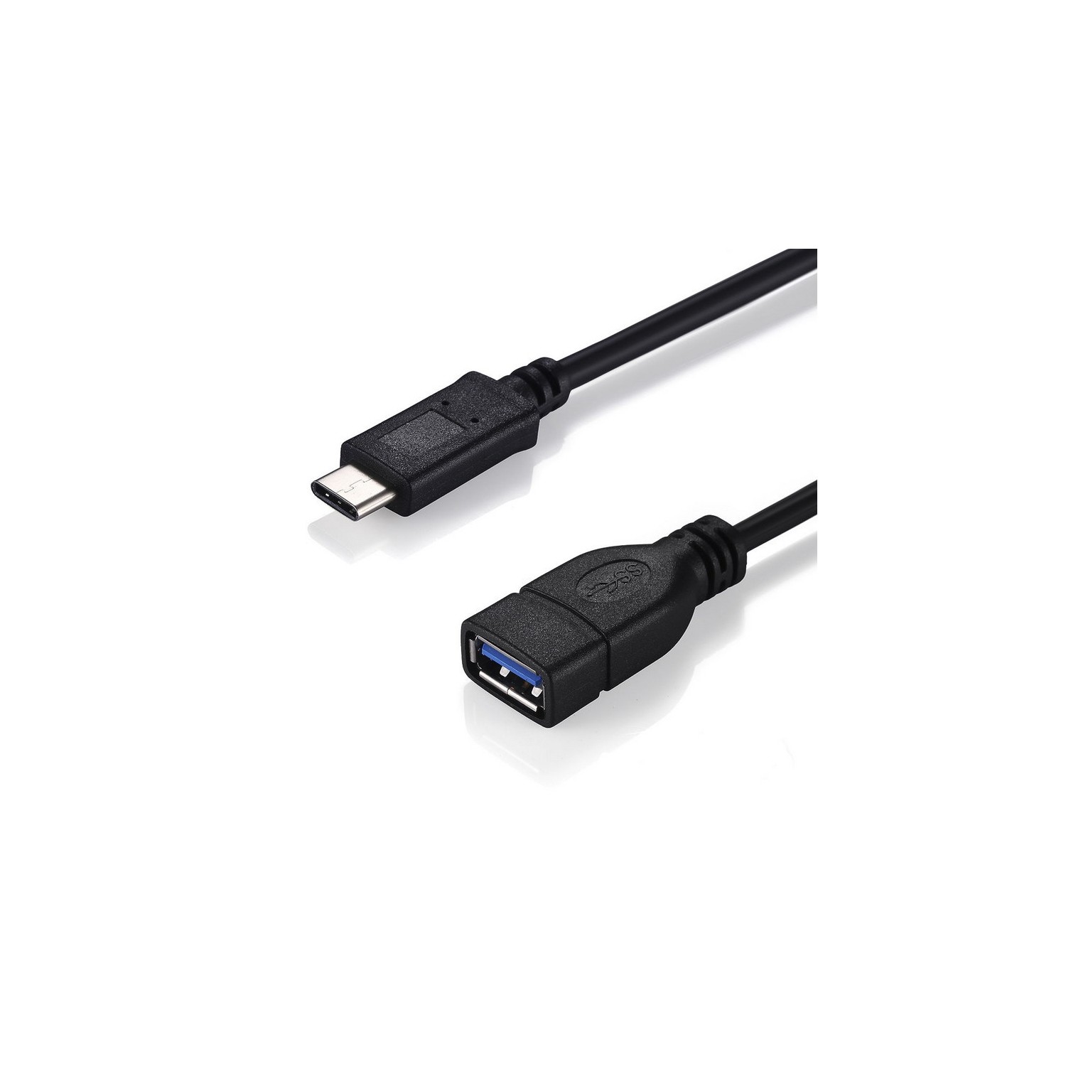 Adaptateur USB 3.1 à USB 3.0 femelle OTG de axGear pour câble de recharge de données pour nouveau MacBook USBC