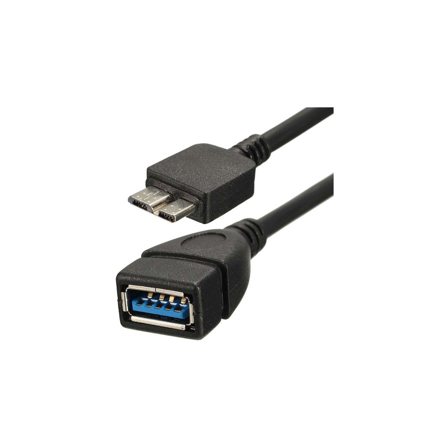 axGear USB 3.0 Micro B to USB Female OTG Cable USB 3.0 OTG Wire Adapter