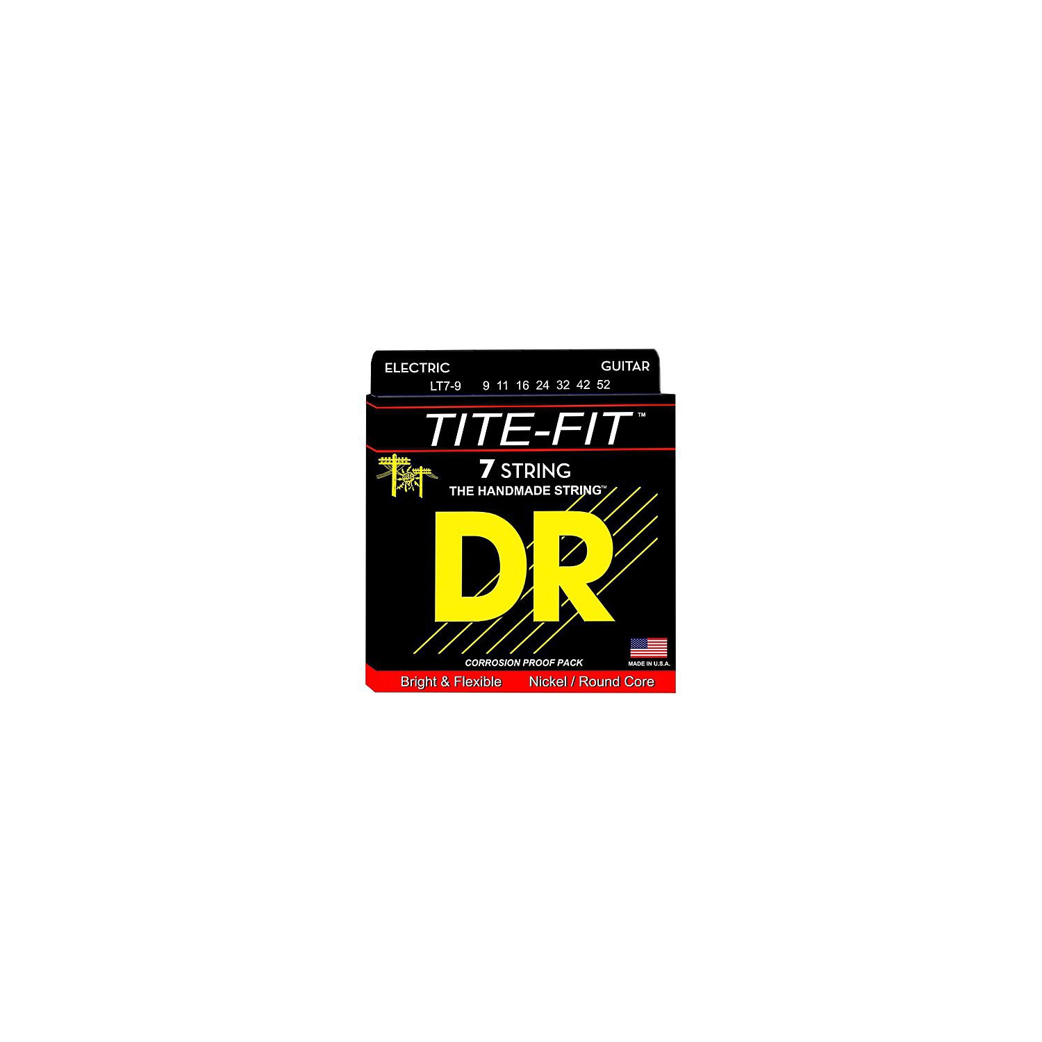 Tite-fit 7-String Electric Guitar Strings, Light