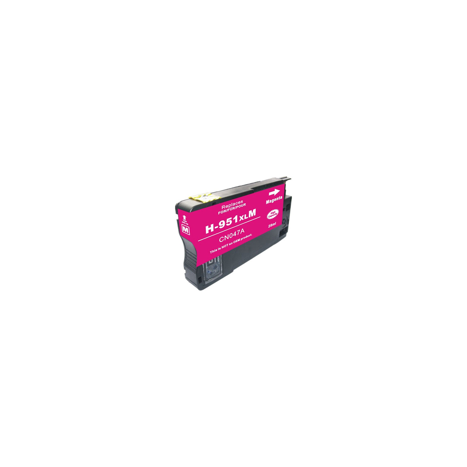 Gotoners™ Generic Packaged HP New Compatible 951XL M (CN047AN) High Yield Magenta Inkjet Cartridge for HP Officejet Pro 8100/8600