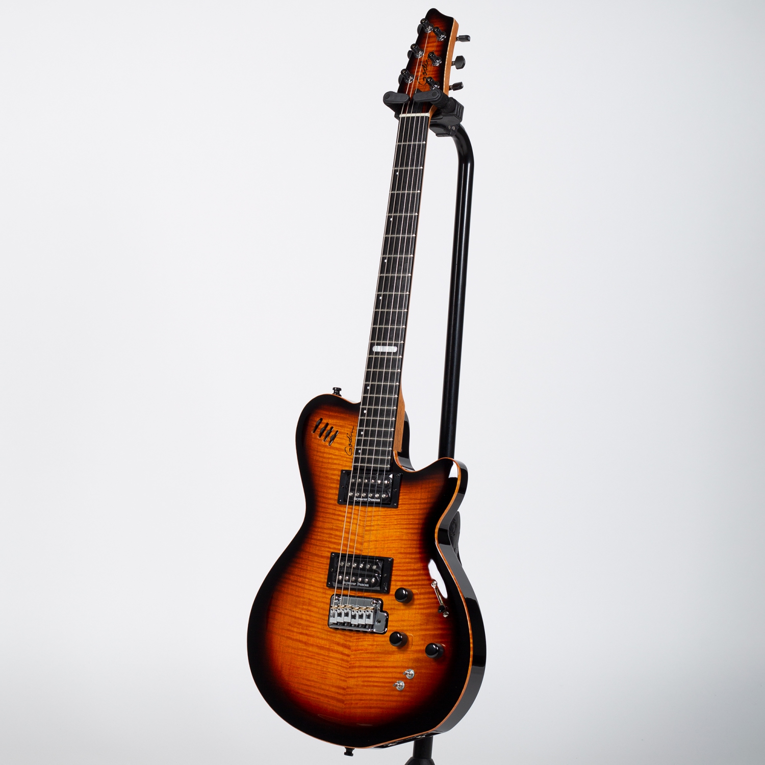 Godin LGXT guitare électrique à simple pan coupé - CognacBurst AA