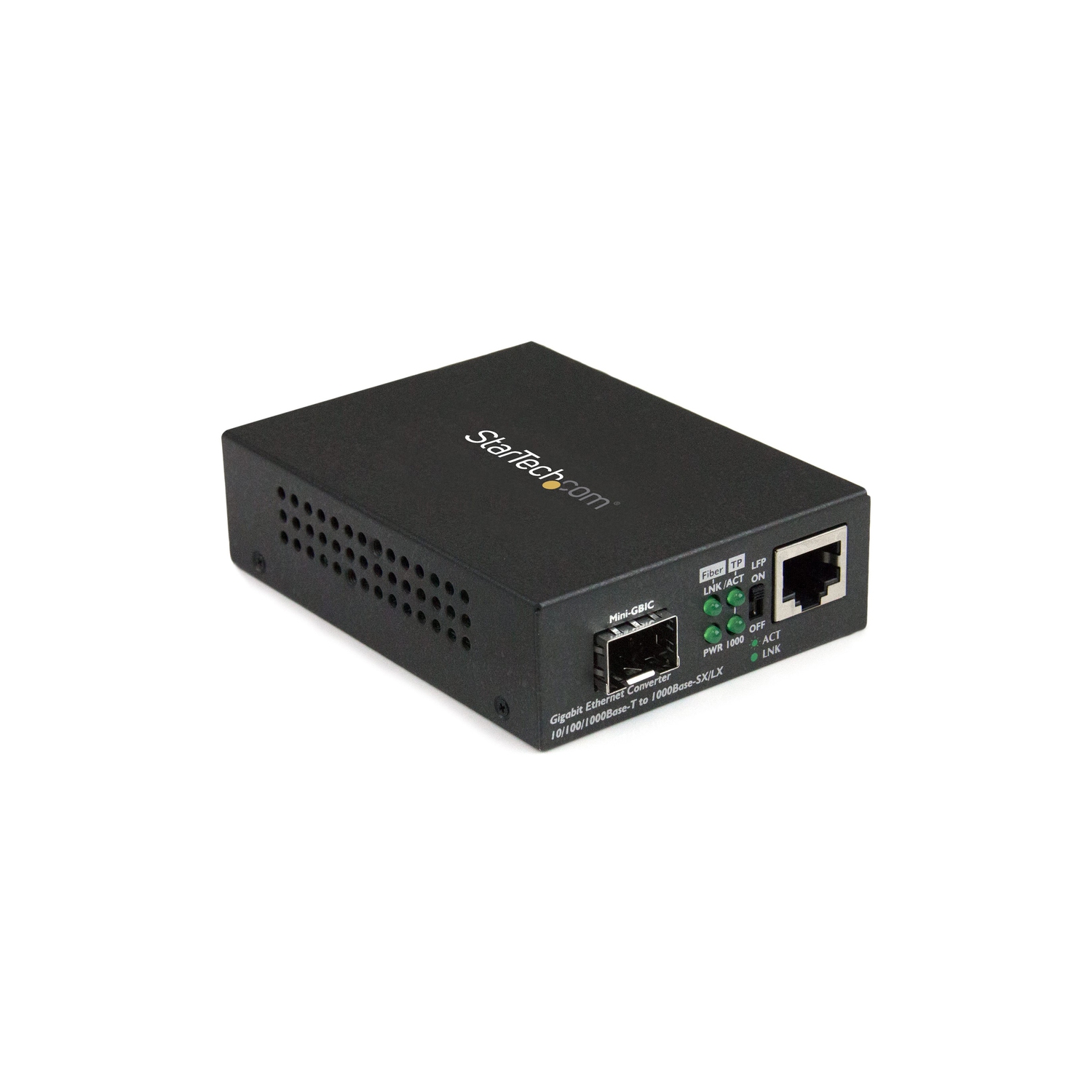 Startech 1Gbps Wired Fiber Media Converter with Open SFP Slot -