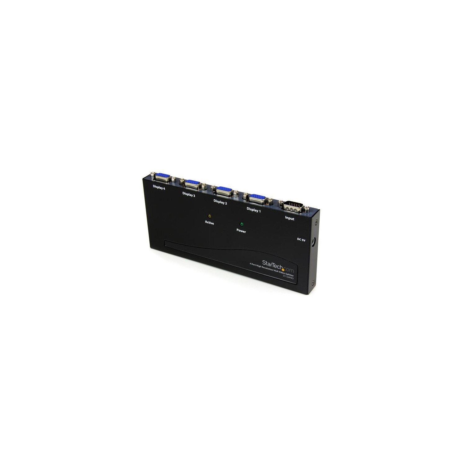 StarTech 4 Port High Resolution VGA Video Splitter - 300 MHz - Video splitter - 4 ports
