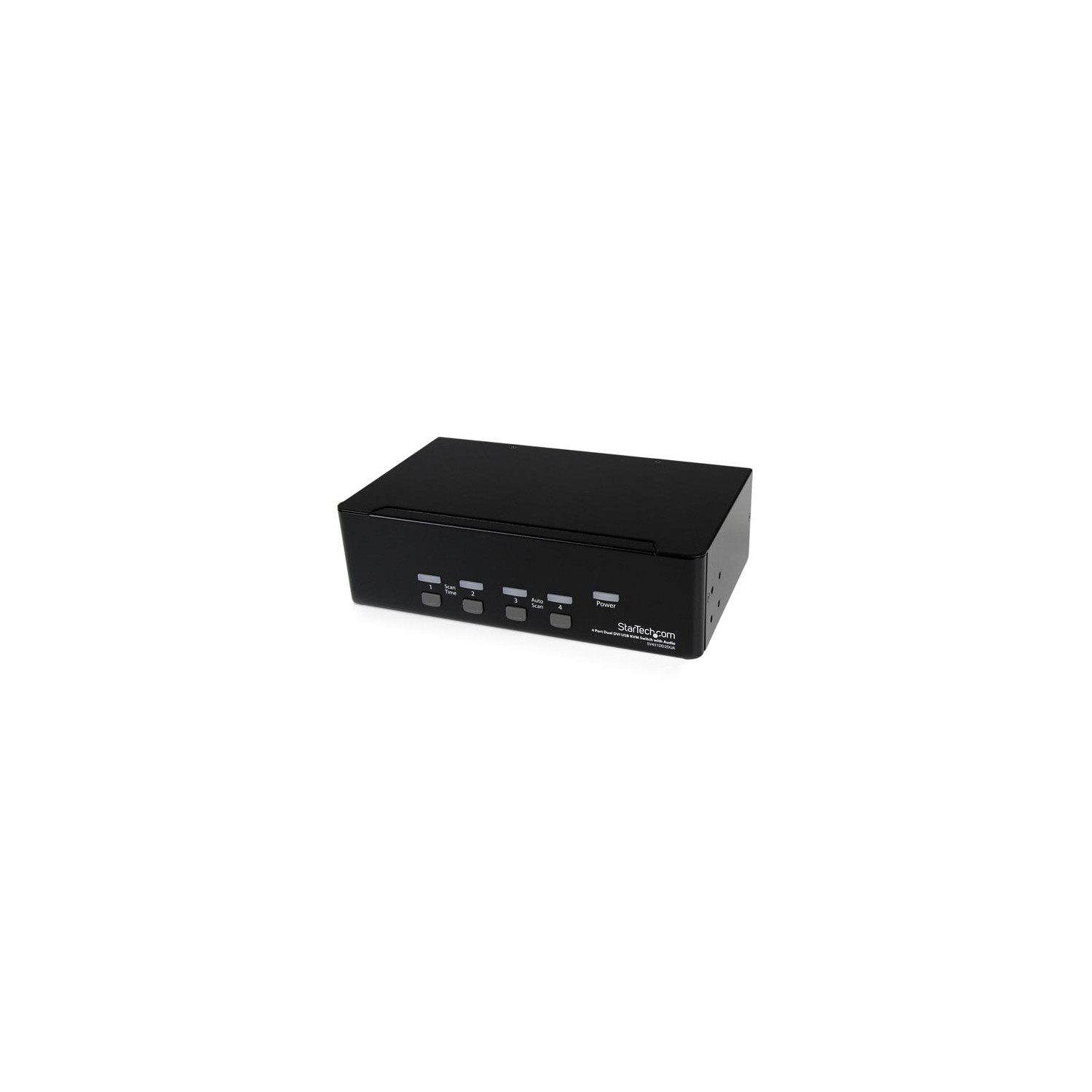 StarTech – Commutateur KVM USB DVI double à 4 ports avec concentrateur audio et USB