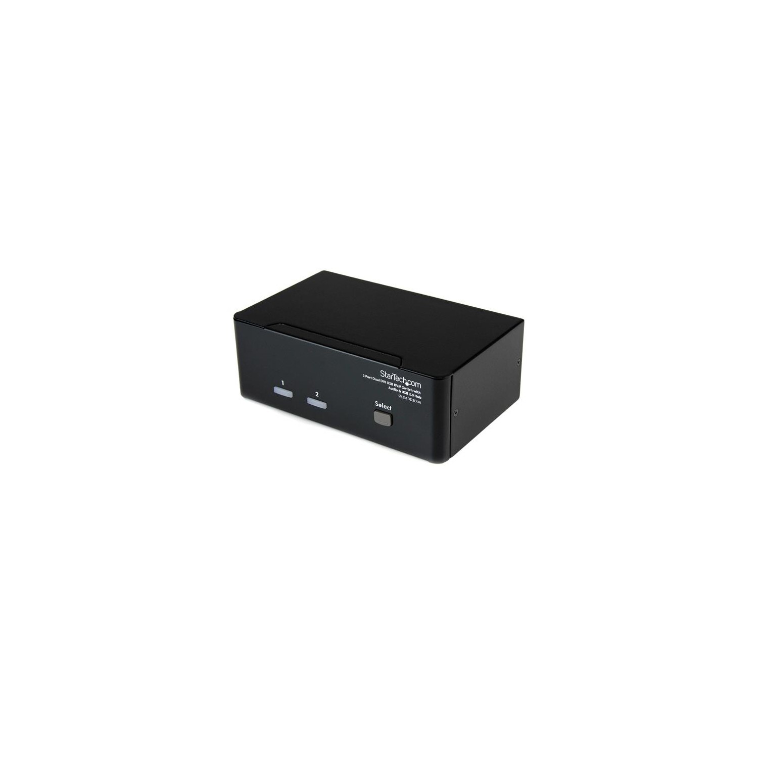 StarTech – Commutateur KVM USB DVI double à 2 ports avec concentrateur audio et USB