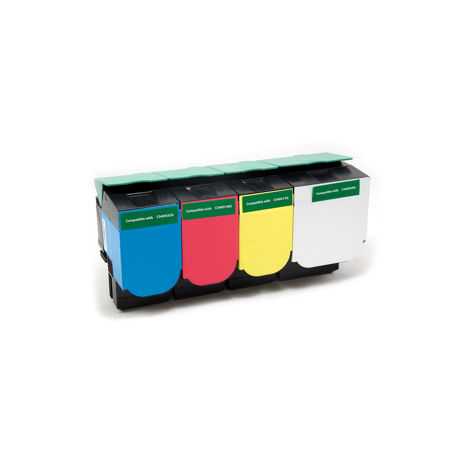 Gotoners™ Generic Packaged 4PK Lexmark New Compatible C540H1CG C540H1KG C540H1MG C540H1YG CMYK Standard Color Toner Set for Lexmark C540/543/544/546