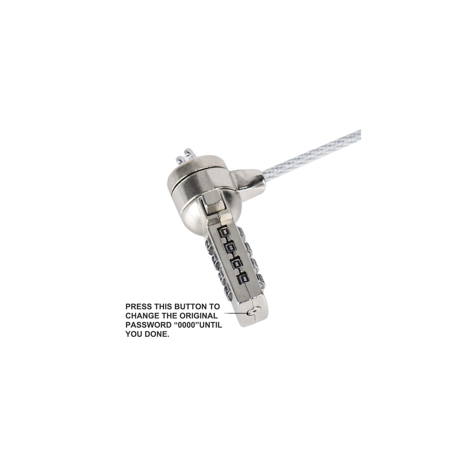 AXGear – verrouillage de sécurité pour ordinateur portatif, chaîne en acier pour moniteur ACL pour ordinateur portatif