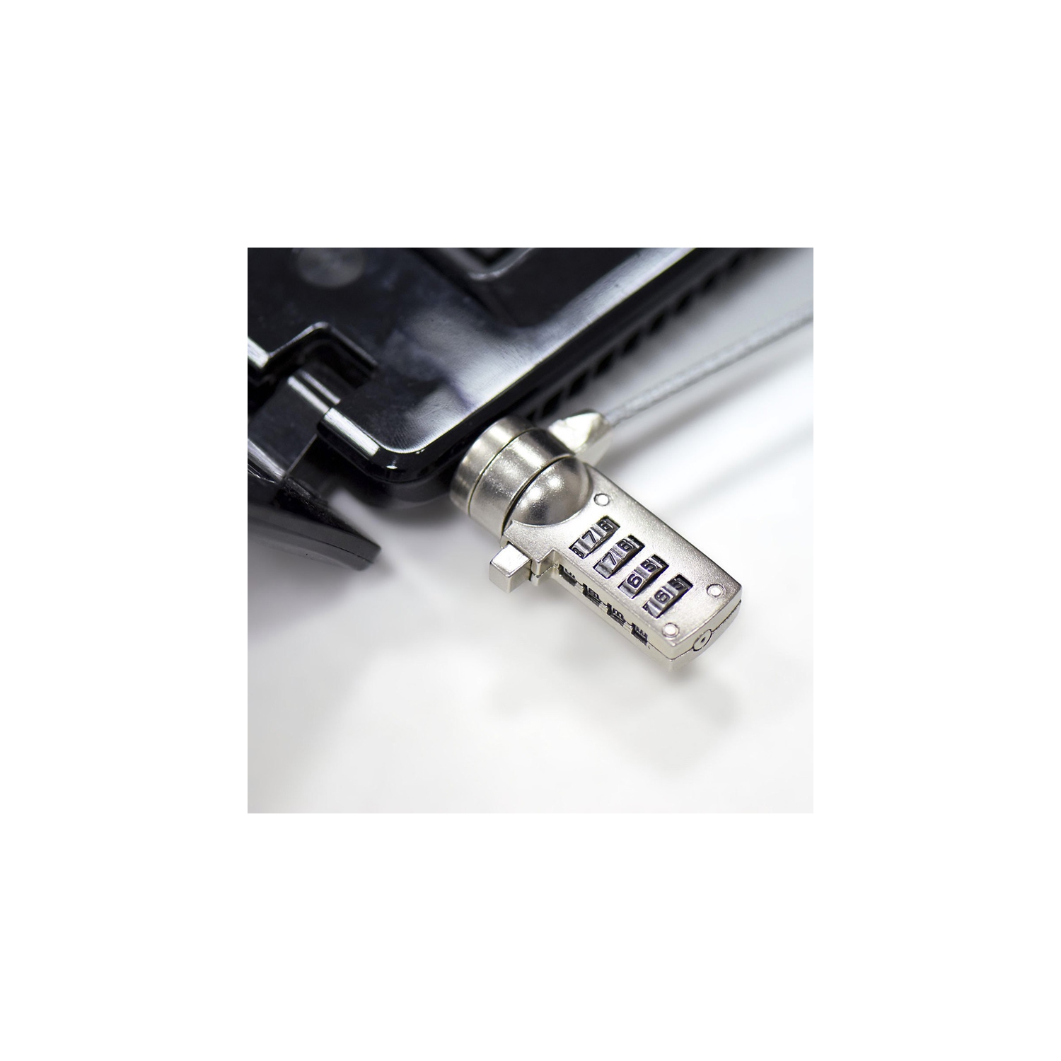 AXGear – verrouillage de sécurité pour ordinateur portatif, chaîne en acier pour moniteur ACL pour ordinateur portatif