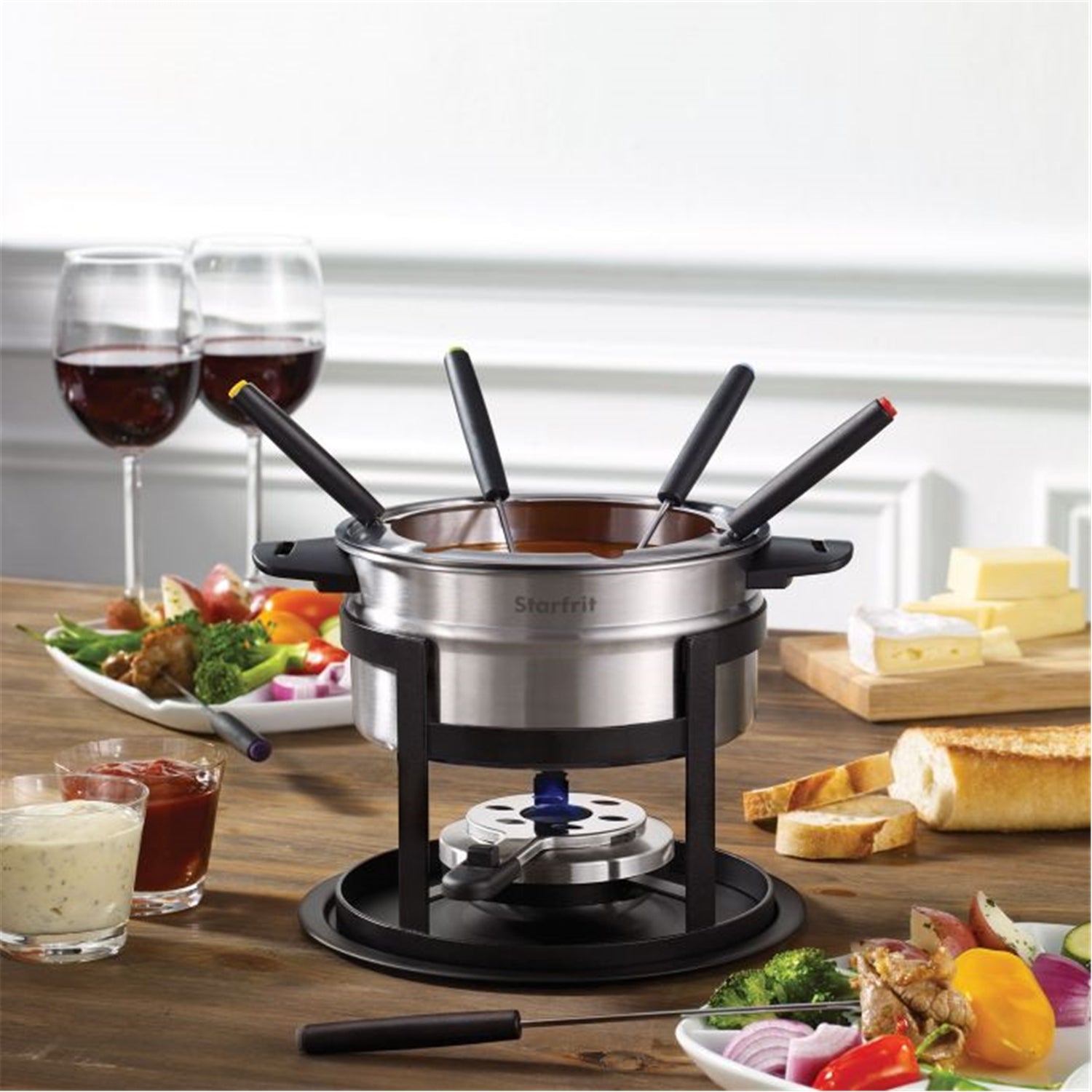 Starfrit 092521-004-0000 3-in-1 Twelve-Piece Fondue Set