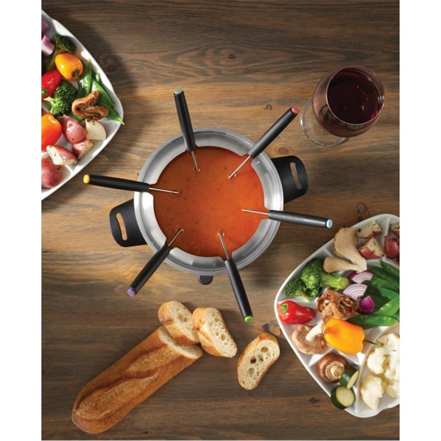 Starfrit 092521-004-0000 3-in-1 Twelve-Piece Fondue Set