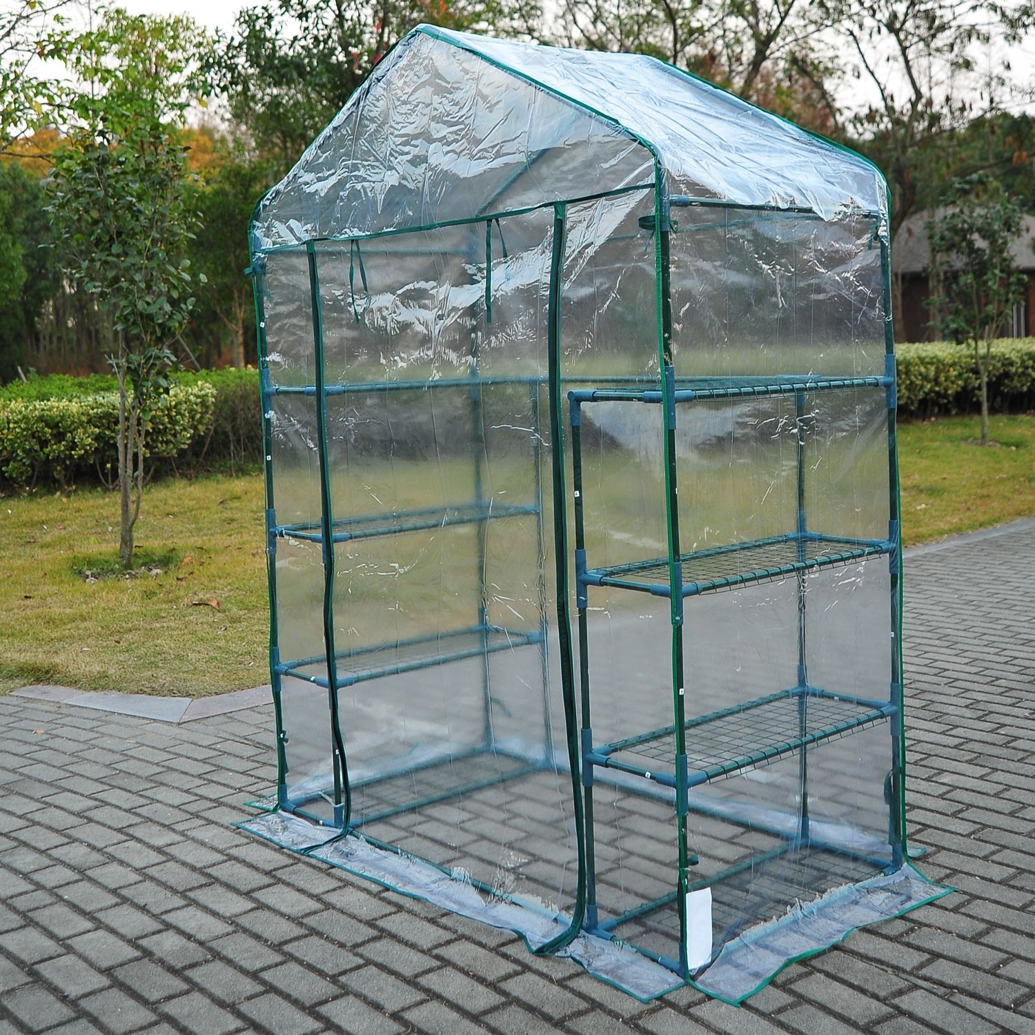 Outsunny 4.7 x 2.4 x 6.4ft Walk-in Greenhouse
