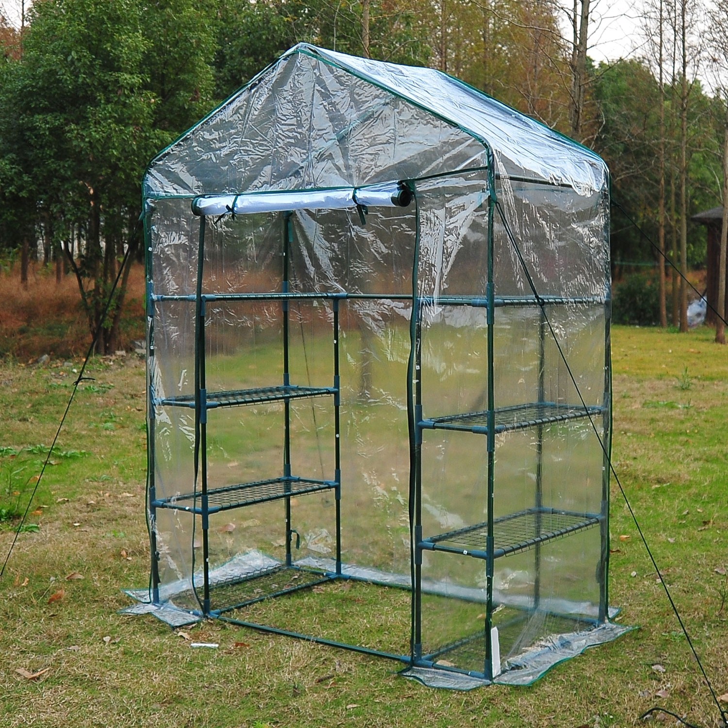 Outsunny 4.7 x 2.4 x 6.4ft Walk-in Greenhouse