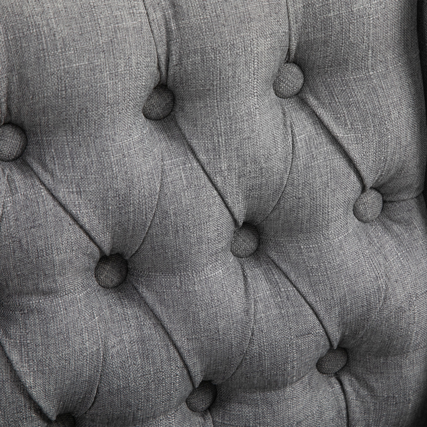 Ensemble de 2 tabourets de bar à hauteur de comptoir capitonnés 26 po avec dossier de HOMCOM - Gris