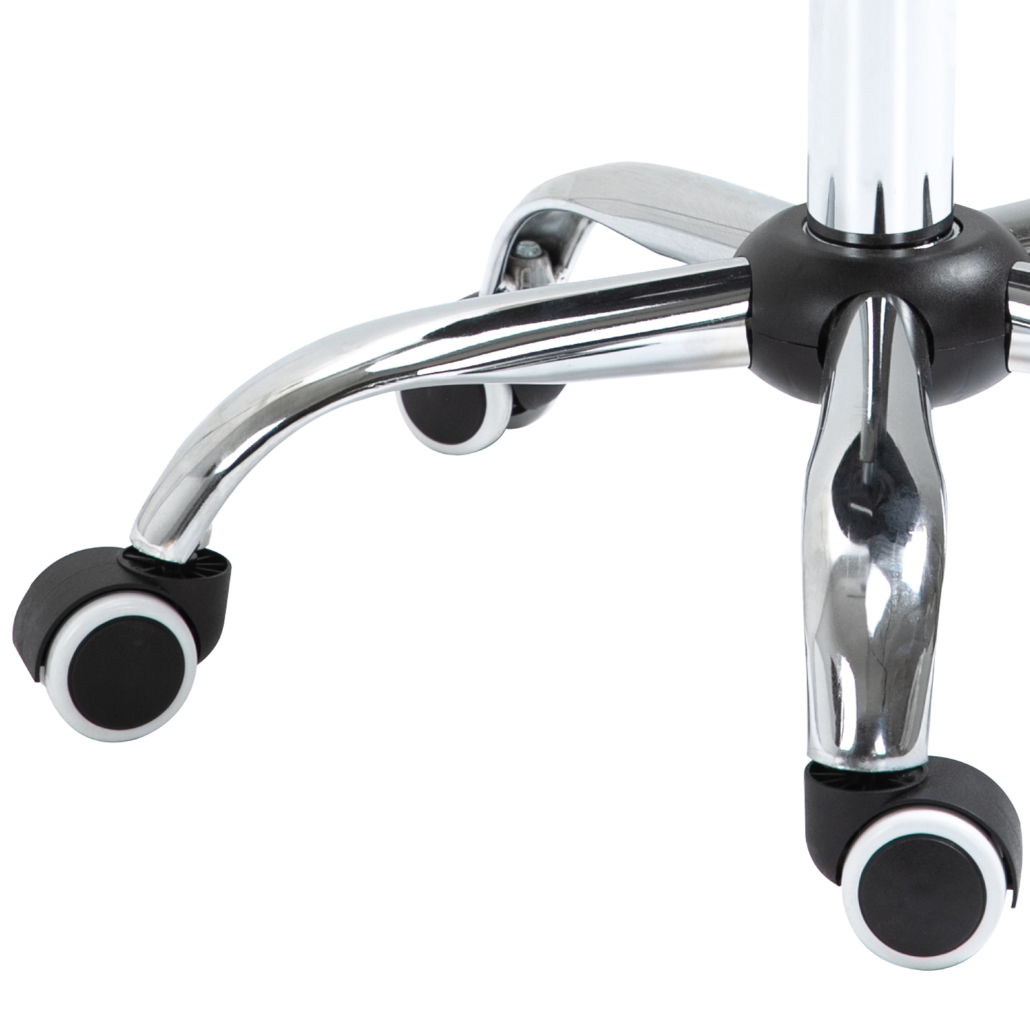 HOMCOM Adjustable Hydraulic Rolling Salon Stool Swivel Saddle Chair Spa Beauty Seat PU Leather, Black