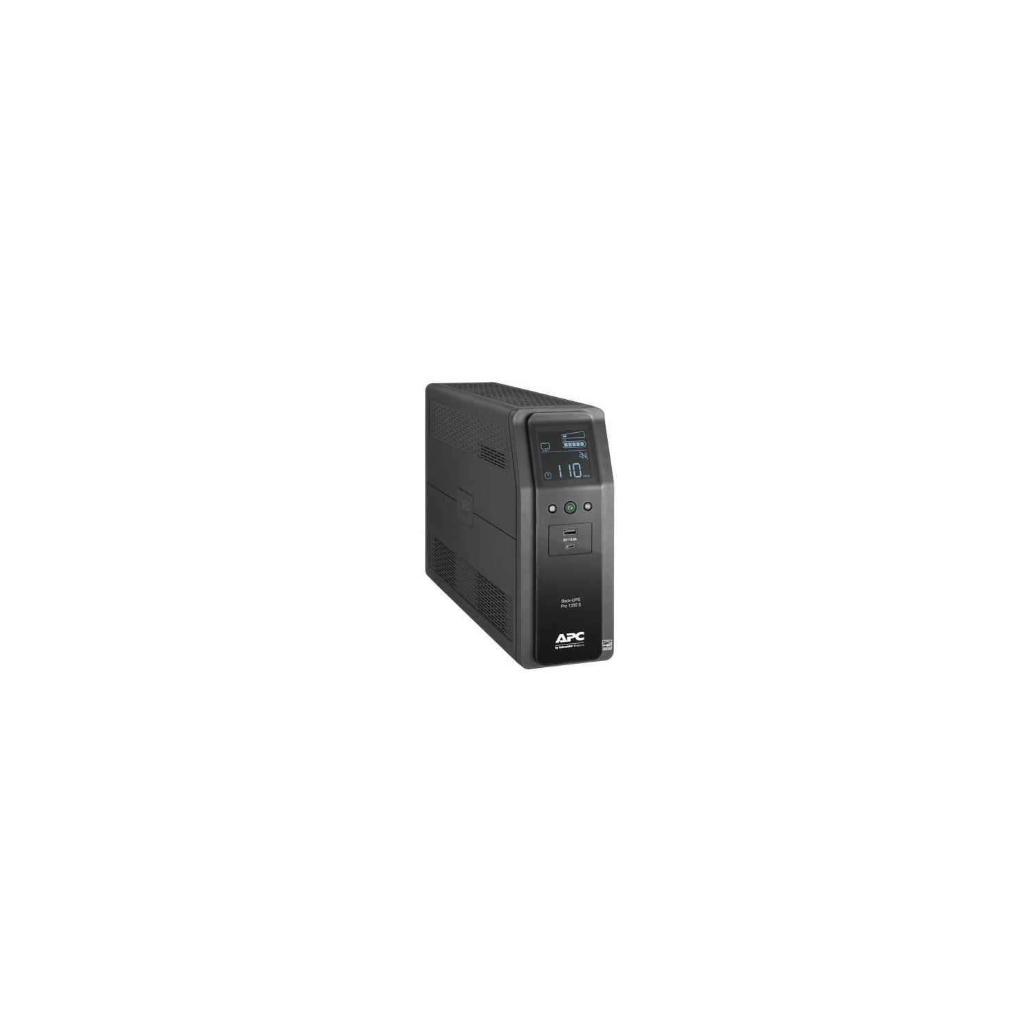 APC Back-UPS Pro BR 1350VA with SineWave, 10 Outlets, 2 USB Charging Ports and LCD Interface