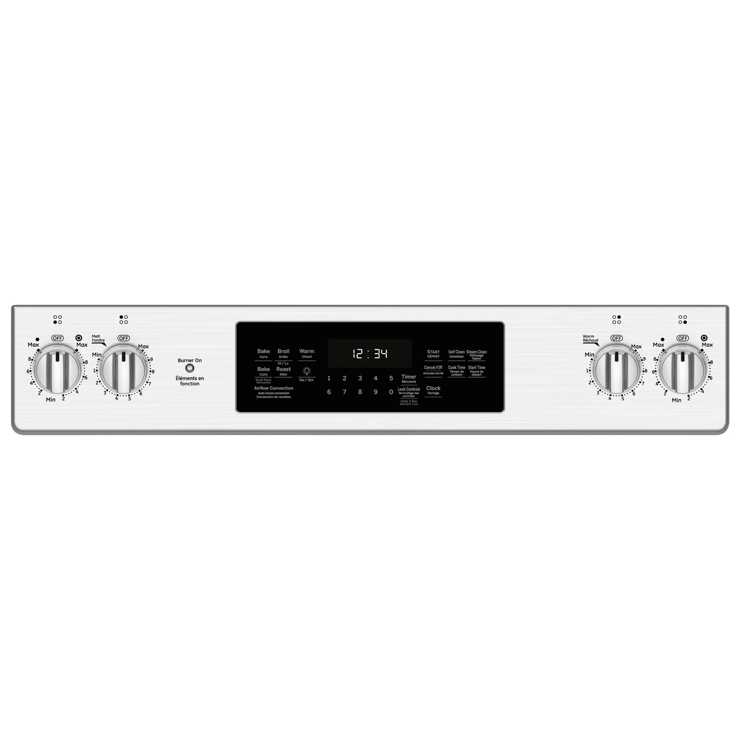 Cuisinière électrique encastrable lisse convection autonet. 30 po Profile de GE - Inox