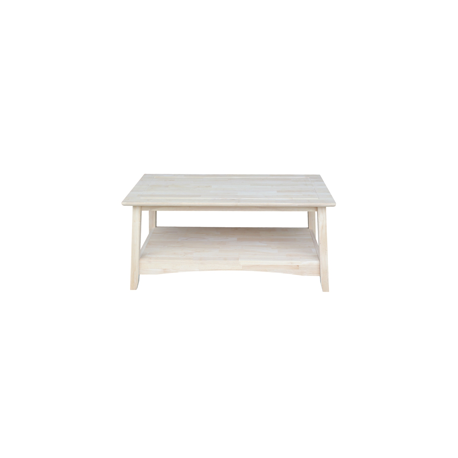 International Concepts Whitewood Bombay Rectangular Coffee Table