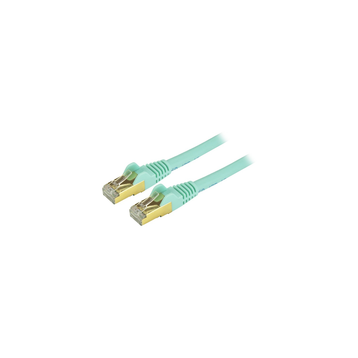 Startech 4ft Cat6a 500mhz Shielded Patch Cable - Aqua -